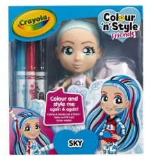 Набор для творчества Crayola Colour n Style Стильные девушки Скай (918938.005)