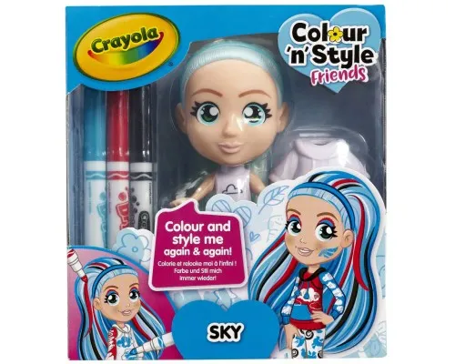 Набор для творчества Crayola Colour n Style Стильные девушки Скай (918938.005)