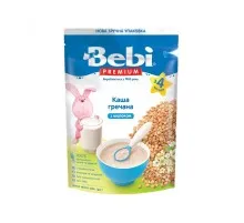 Дитяча каша Bebi Premium молочна гречана +4 міс. 200 г (8606019654337)