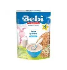Детская каша Bebi Premium молочная гречневая +4 мес. 200 г (8606019654337)