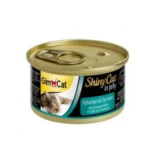 Консервы для кошек GimCat Shiny Cat с курицей и креветками 70 г (4002064413129)