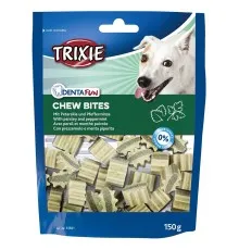 Ласощі для собак Trixie DENTA fun Chew Bites з петрушкою і м'ятою 150 г (4053032002654)