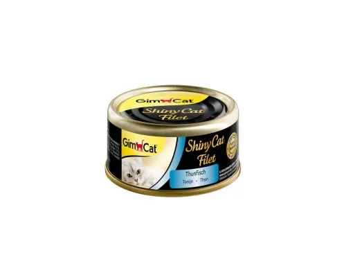Консервы для кошек GimCat Shiny Cat Filet тунец 70 г (4002064412900)