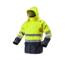Куртка робоча Neo Tools підвищеної видимості, Oxford 300 D, жовта, р. ML (81-720-M)