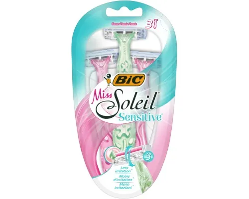 Бритва Bic Miss Soleil Sensitive 3 шт. (3086123519176)