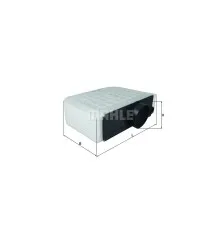 Воздушный фильтр для автомобиля Mahle LX3233/6