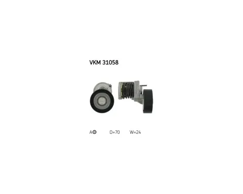 Натяжитель ремня с роликом SKF VKM 31058