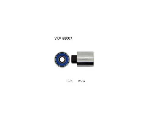 Ролик натягувача ременя SKF VKM 88007