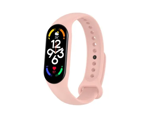 Ремінець до фітнес браслета BeCover Silicone для Xiaomi Mi Smart Band 7 Pink (707483)