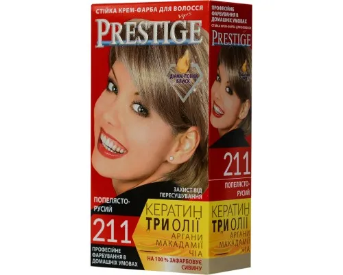 Краска для волос Vips Prestige 211 - Пепельно-русый 115 мл (3800010504140)