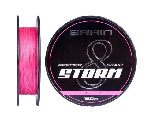 Шнур Brain fishing Storm 8X 150m 0.06mm 8lb/3.8kg Pink (1858.51.86)