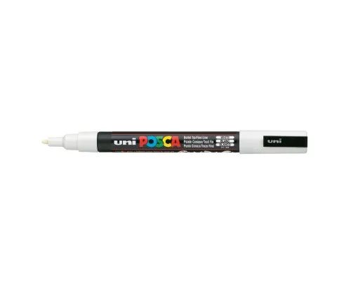 Художественный маркер UNI Posca White 0.9-1.3 мм (PC-3M.White)