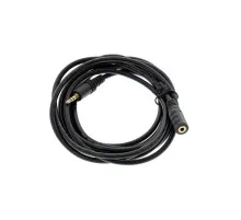 Кабель мультимедійний AUX Audio 3.5mm M/F 5.0m Value (B00344)