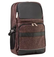 Рюкзак шкільний Optima 18.5" Techno чоловічий 0.7 кг 6-15 л Темно-коричневий (O96915-03)