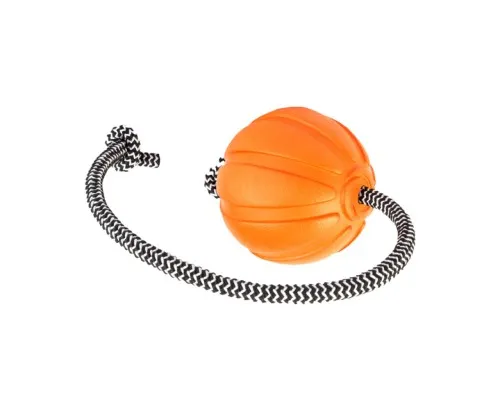 Іграшка для собак Liker Cord Мячик з мотузкою 9 см (6297)