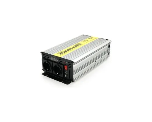 Автомобільний інвертор 12V/220V 1000W чиста синусоїда, 2xShuko, 1xUSB Ritar (RSC-1000)