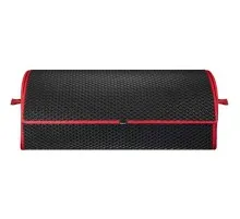 Сумка-органайзер EVAtech L-PRO 32x75x30 см. Ромб чорний з червоним кантом (BS13641OL3RBR)
