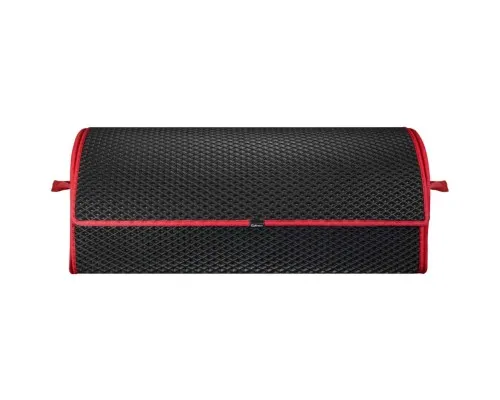 Сумка-органайзер EVAtech L-PRO 32x75x30 см. Ромб чорний з червоним кантом (BS13641OL3RBR)