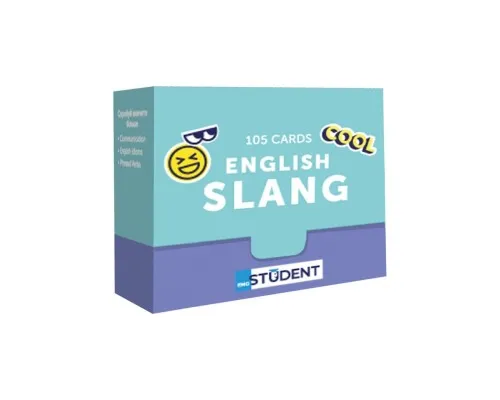 Навчальний набір English Student Картки для вивчення англійської мови Slang, українська (591225953)