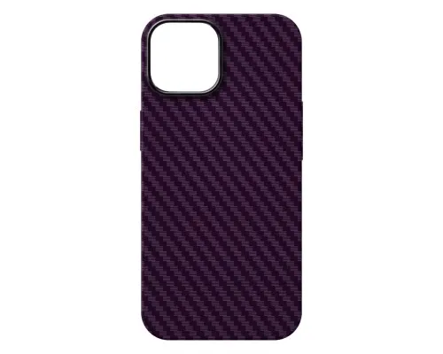 Чохол до мобільного телефона Armorstandart LikeCarbon MagCase Apple iPhone 14 Purple (ARM69202)