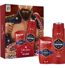 Набір косметики Old Spice Dark Captain Гель для душу 3-в-1 250 мл + Твердий дезодорант 50 мл (8700216131735)