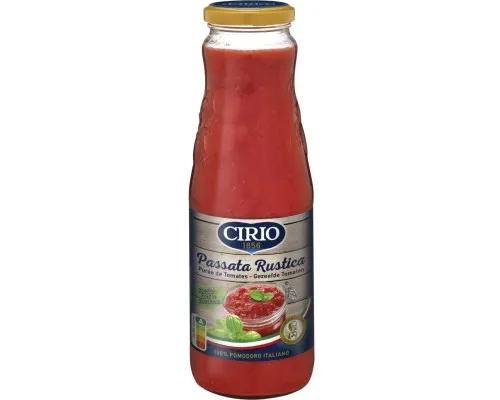 Овочева консервація Cirio Rustica Томати подрібнені з базиліком 680 г (8000320992421)