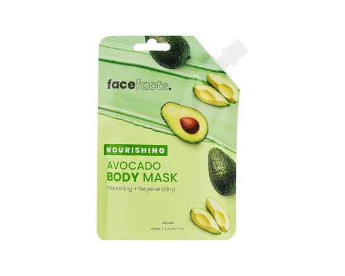 Маска для тіла Face Facts Nourishing Avocado Body Mask Живильна з авокадо 200 мл (5031413928808)