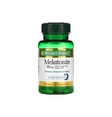 Аминокислота Nature's Bounty Мелатонин, 10 мг, Melatonin, 60 капсул (NRT19491)