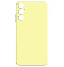 Чехол для мобильного телефона MAKE Samsung A25 Silicone Yellow (MCL-SA25YE)