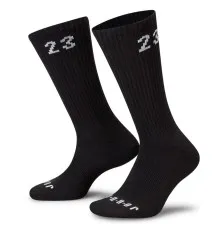 Шкарпетки Nike U Jordan Essential Crew 3PR DA5718-010 M 38-42 3 пари Чорний/Білий (194958592738)