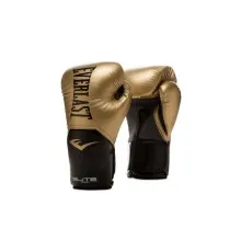 Боксерские перчатки Everlast Elite Training Gloves 870292-70-15 золотий 12 oz (009283608972)