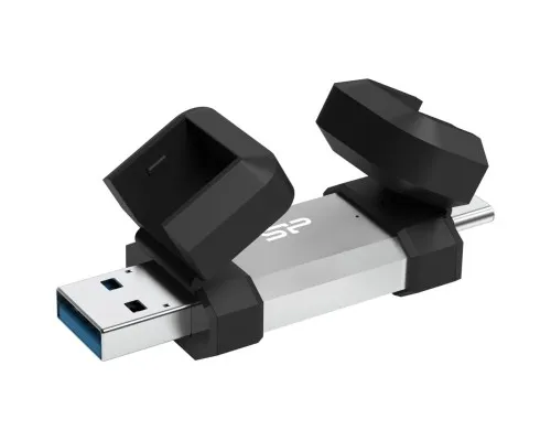 USB флеш накопичувач Silicon Power USB 64G SILICON POWER usb3.2+TypeC Mobile C51 (SP064GBUC3C51V1S)