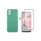 Чехол для мобильного телефона Dengos Kit for Xiaomi Redmi Note 12s case + glass (Mint) (DG-KM-46)