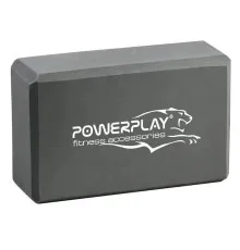 Блок для йоги PowerPlay Yoga Brick Сірий (PP_4006_Grey_Yoga_Brick)