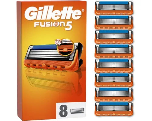 Змінні касети Gillette Fusion5 8 шт. (8006540989197)