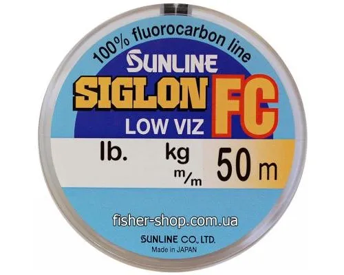 Флюорокарбон Sunline SIG-FC 50м 0.415мм 10.9кг поводковый (1658.01.45)