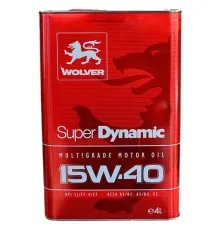 Моторное масло Wolver Super Dinamic 15W-40 4л (4260360941153)
