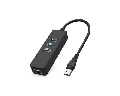 Концентратор Dynamode USB 3.0 Type-A - RJ45 Gigabit Lan, 3*USB 3.0 (USB3.0-Type-A-RJ45-HUB3)