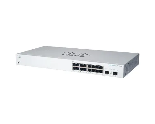 Комутатор мережевий Cisco CBS220-16T-2G-EU