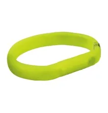 Ошейник для животных Trixie светящийся с USB L-XL 70 см/18 мм зеленый (4053032126855)