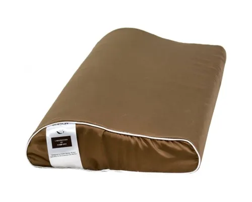 Подушка MirSon ортопедична 6120 Delicate satin Cacao Kiddy Boy 50х29х5/8 (2200003262742)