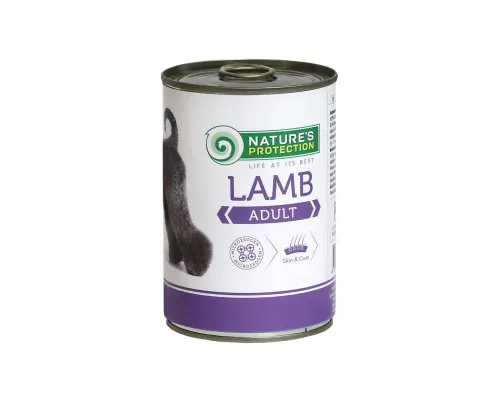 Консерви для собак Natures Protection Adult Lamb 400 г (KIK24628)