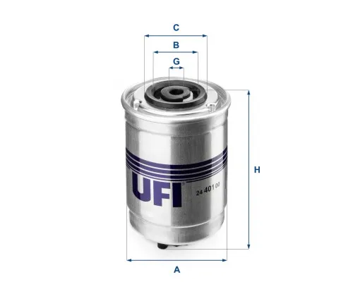 Фільтр паливний UFI 24.401.00