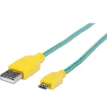 Дата кабель USB 2.0 AM to Micro 5P 1.0m Manhattan Intracom (352710)