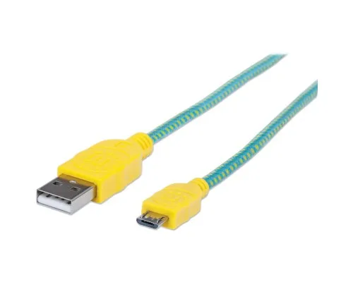 Дата кабель USB 2.0 AM to Micro 5P 1.0m Manhattan Intracom (352710)