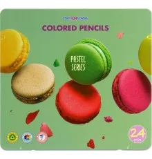 Карандаши цветные Cool For School Pastel Премиум в металлической коробке 24 цвета (CF15189)