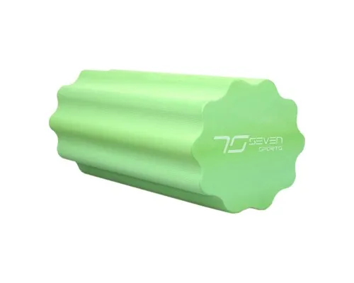 Масажный ролик 7Sports YOGA Roller EVA RO3-45 профільований 45 х 15 см Зелений (RO3-45 GREEN)