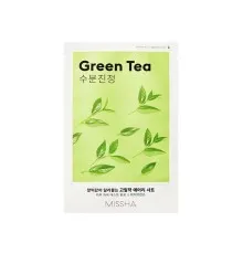 Маска для обличчя Missha Airy Fit Green Tea Sheet Mask З екстрактом зеленого чаю 19 г (8809581454729)
