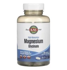 Минералы KAL Магний Глицинат высокой усваиваемости, 315 мг, High Absorption M (CAL-61879)