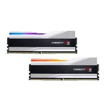 Модуль памяти для компьютера DDR5 32GB (2x16GB) 6000 MHz Trident Z5 RGB Silver G.Skill (F5-6000J3238F16GX2-TZ5RS)